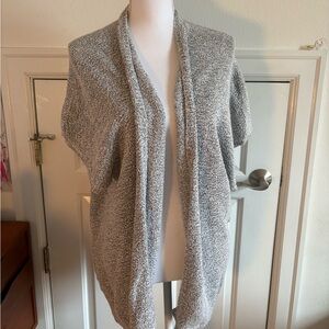 Heather Gray Women's Open-Front Cardigan